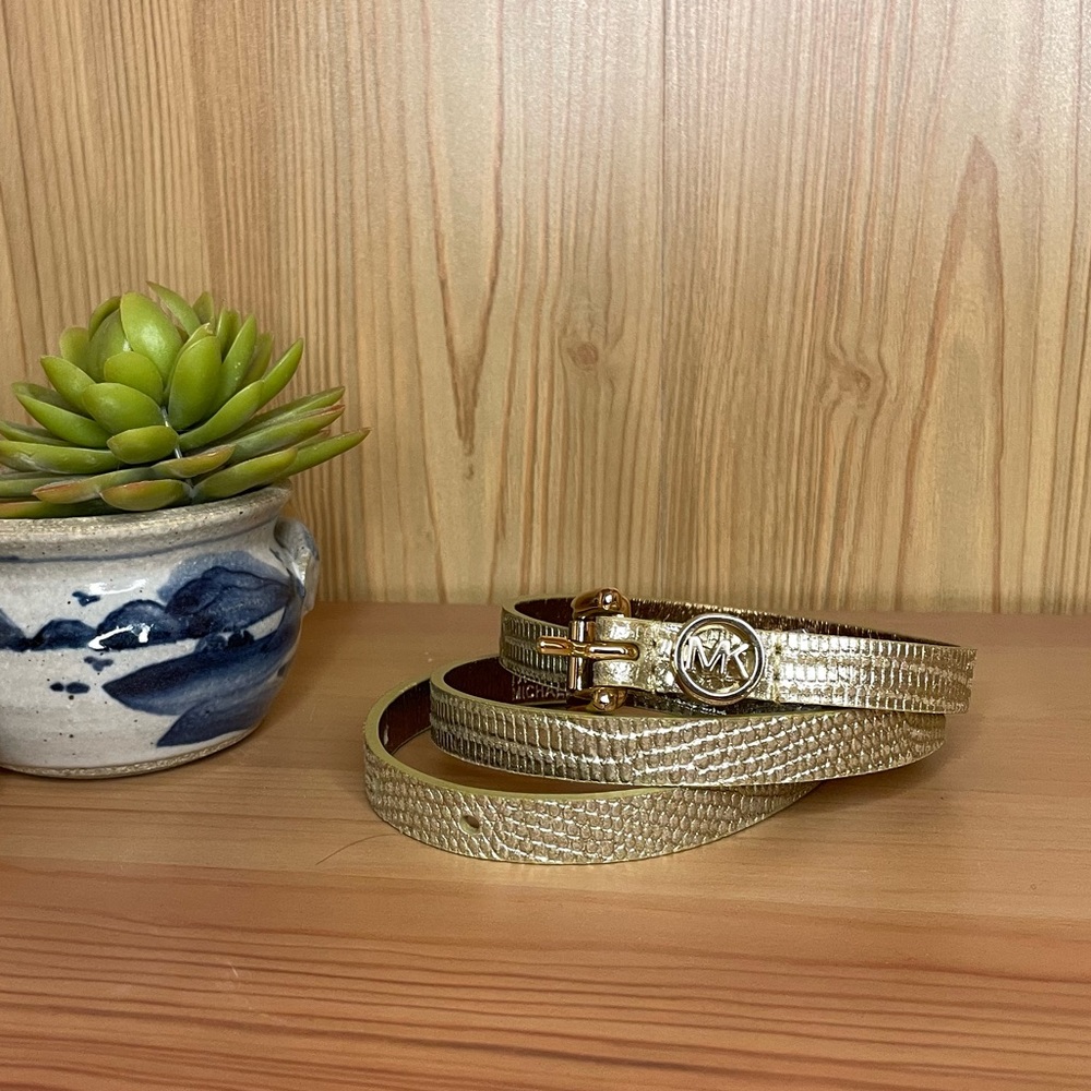Michael Kors Gold Belt